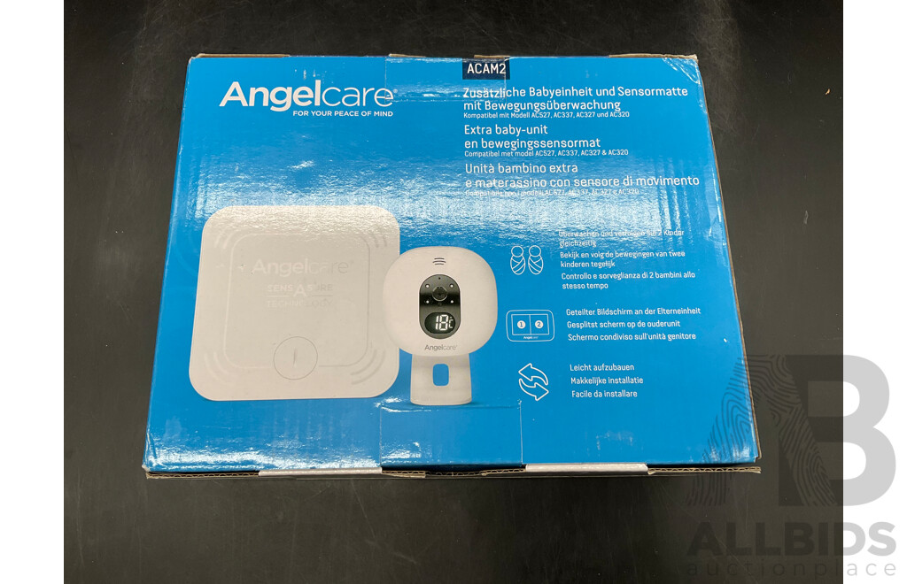 Angelcare ACAM2 Additional Camera & Sensor Pad Compatible with AC527/AC327/AC320 - ORP $269