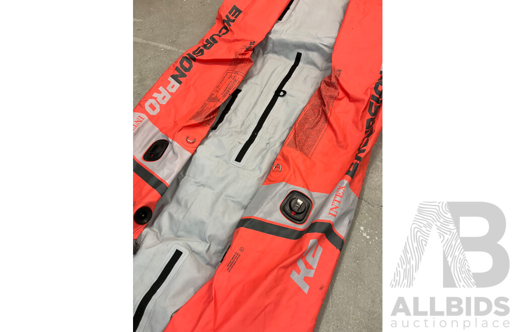 INTEX Excursion Pro K2 Inflatable Fishing Kayak