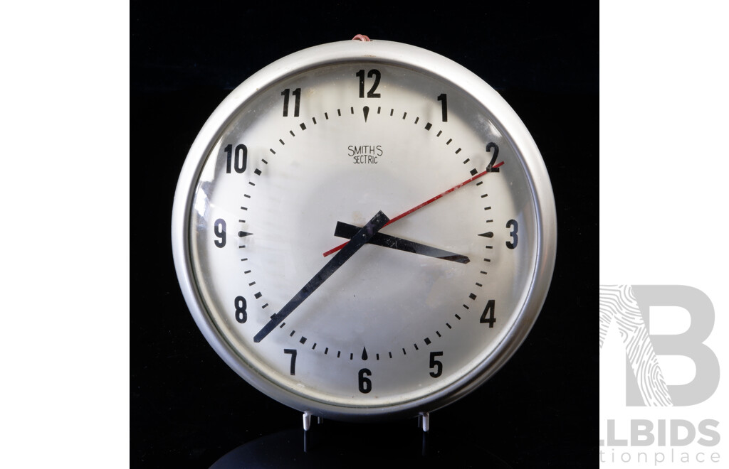 Smiths Mid Century Electric Wall Clock