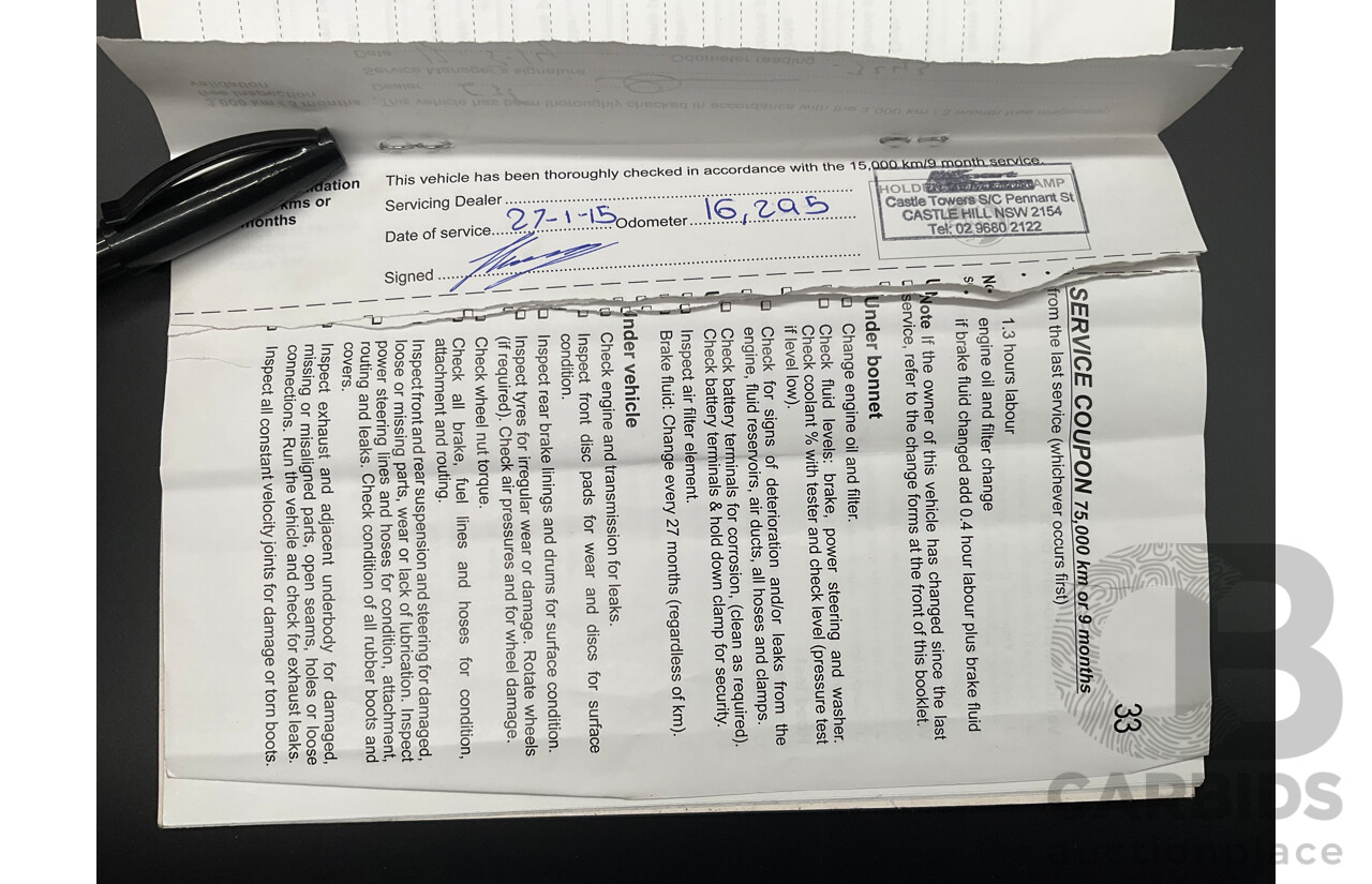 5/2013 Holden Barina CD TM MY13 4d Sedan Carbon Flash Metallic 1.6L