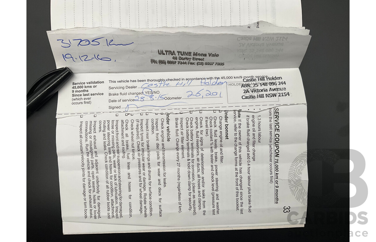 5/2013 Holden Barina CD TM MY13 4d Sedan Carbon Flash Metallic 1.6L