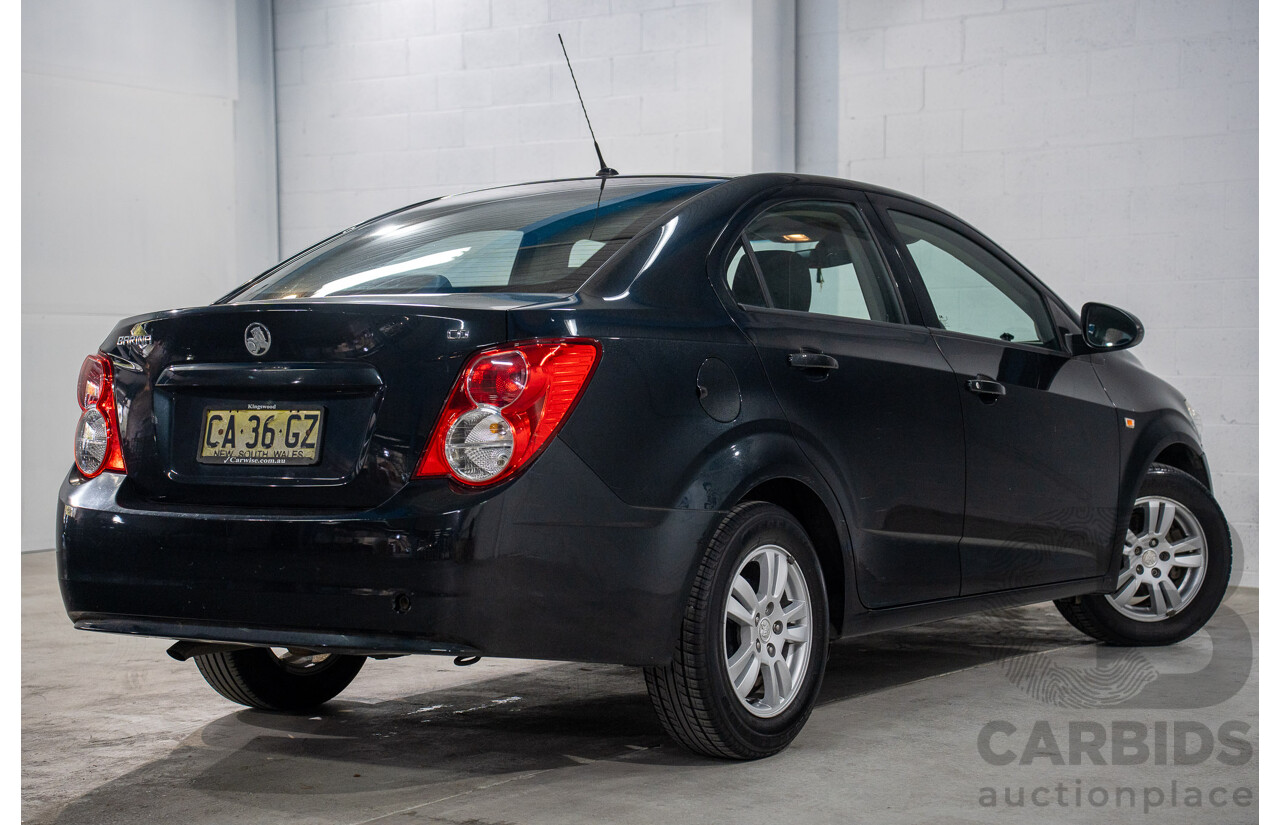 5/2013 Holden Barina CD TM MY13 4d Sedan Carbon Flash Metallic 1.6L