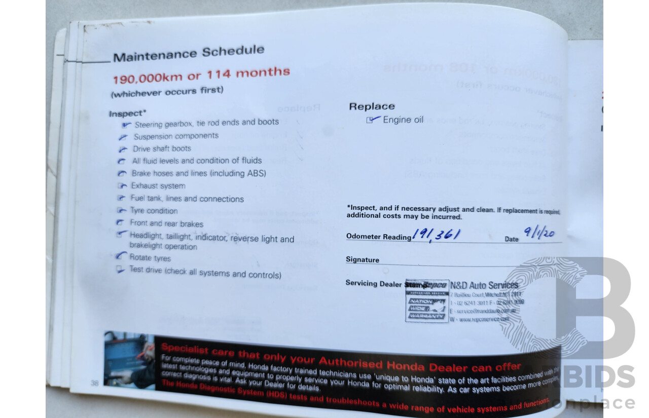 7/2005 Honda CRV (4x4) 2005 UPGRADE 4d Wagon Silver 2.4L