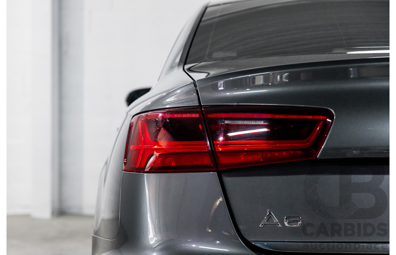 08/2017 Audi A6 2.0 TFSI S-Tronic Quattro (AWD) 4GC MY18 4d Sedan Daytona Grey Pearl Turbo 2.0L