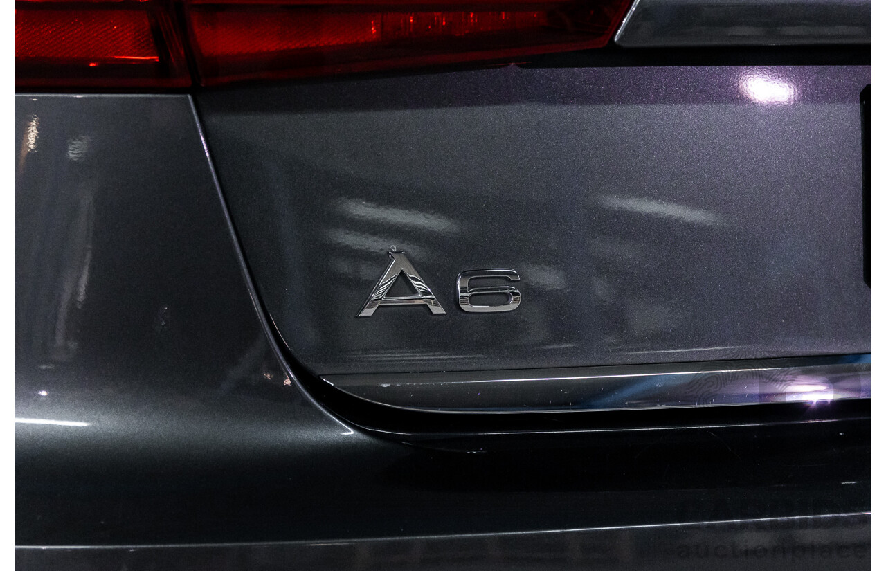 08/2017 Audi A6 2.0 TFSI S-Tronic Quattro (AWD) 4GC MY18 4d Sedan Daytona Grey Pearl Turbo 2.0L