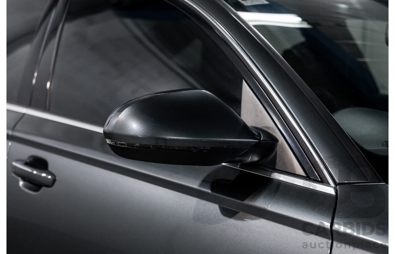 08/2017 Audi A6 2.0 TFSI S-Tronic Quattro (AWD) 4GC MY18 4d Sedan Daytona Grey Pearl Turbo 2.0L