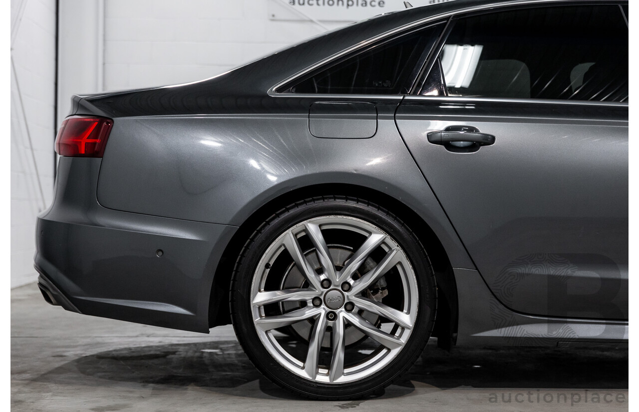 08/2017 Audi A6 2.0 TFSI S-Tronic Quattro (AWD) 4GC MY18 4d Sedan Daytona Grey Pearl Turbo 2.0L