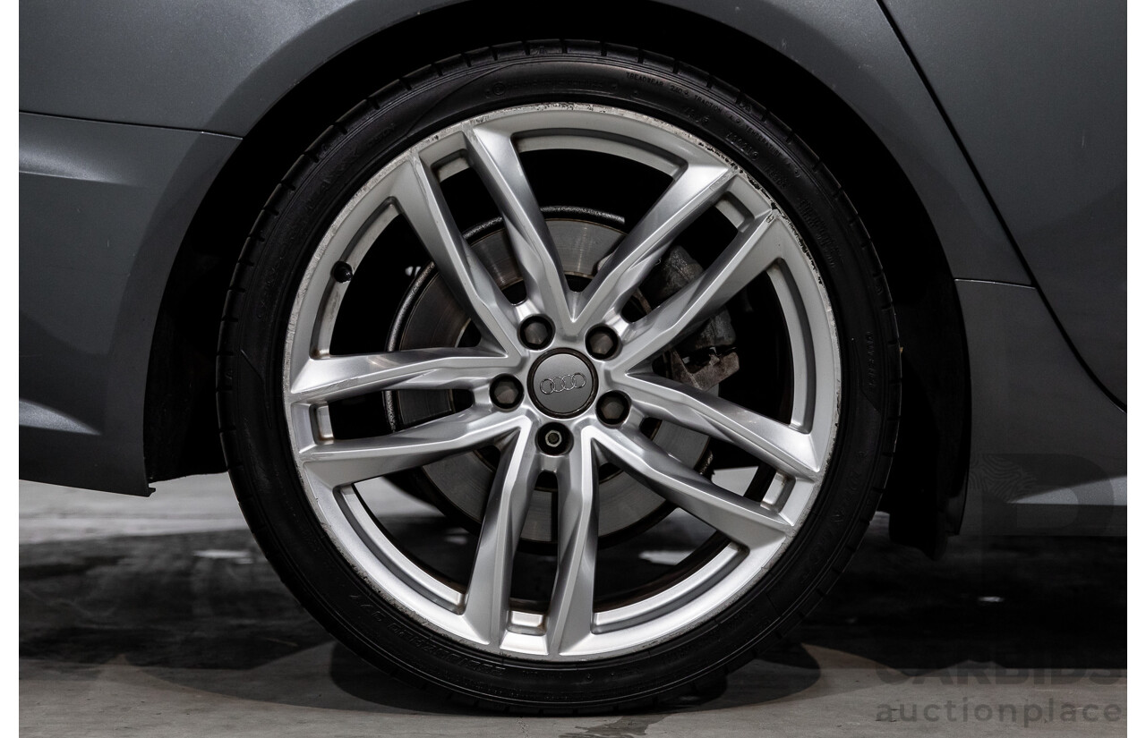 08/2017 Audi A6 2.0 TFSI S-Tronic Quattro (AWD) 4GC MY18 4d Sedan Daytona Grey Pearl Turbo 2.0L