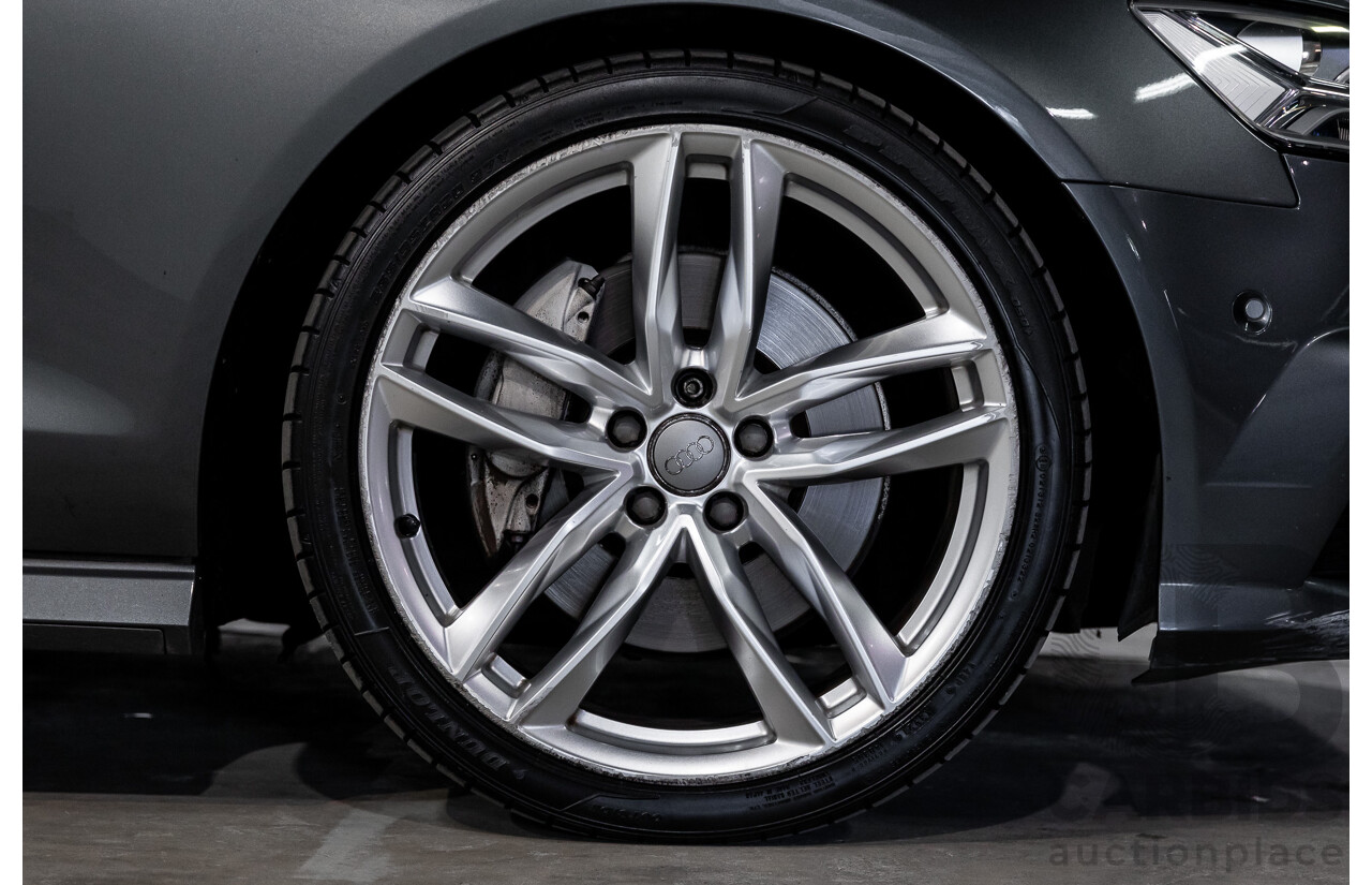 08/2017 Audi A6 2.0 TFSI S-Tronic Quattro (AWD) 4GC MY18 4d Sedan Daytona Grey Pearl Turbo 2.0L