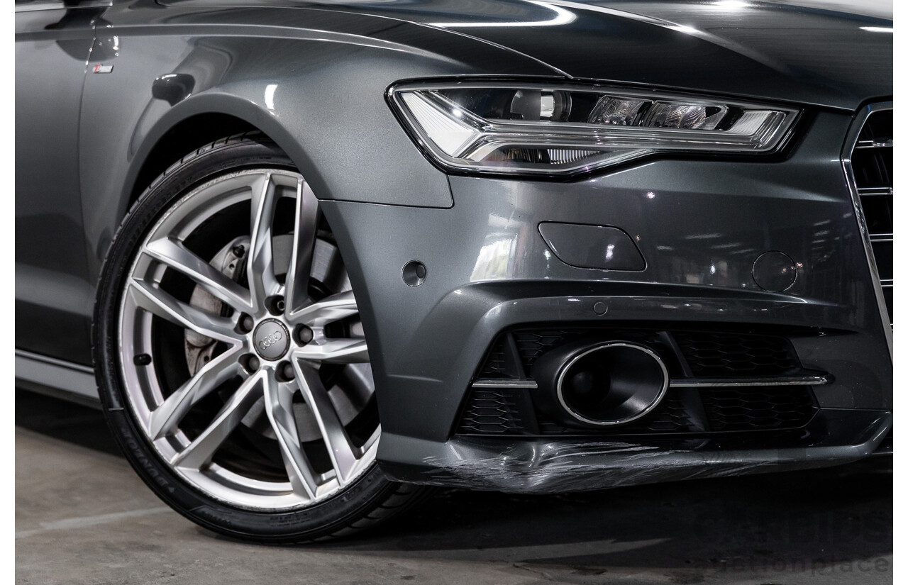 08/2017 Audi A6 2.0 TFSI S-Tronic Quattro (AWD) 4GC MY18 4d Sedan Daytona Grey Pearl Turbo 2.0L