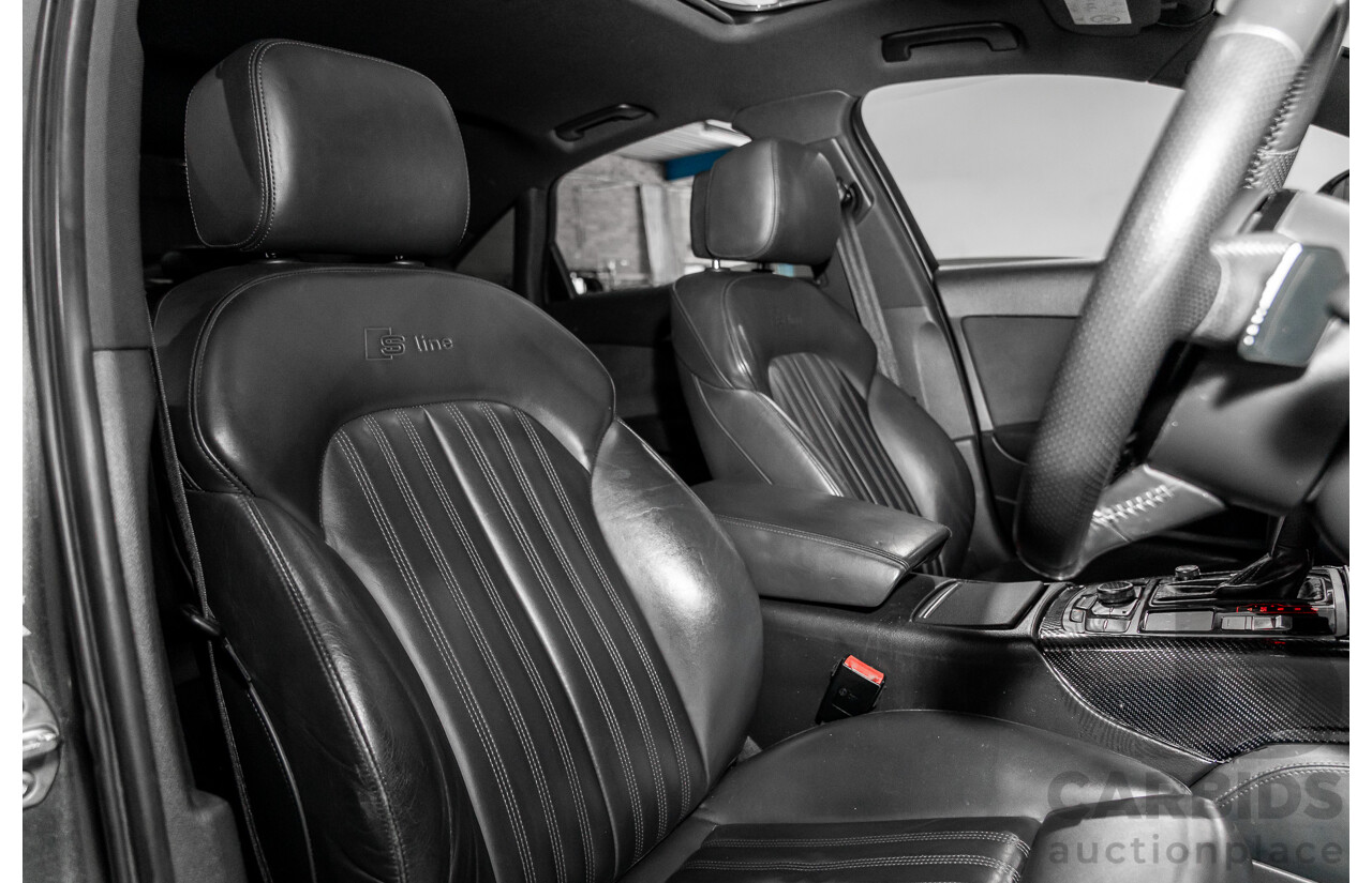 08/2017 Audi A6 2.0 TFSI S-Tronic Quattro (AWD) 4GC MY18 4d Sedan Daytona Grey Pearl Turbo 2.0L