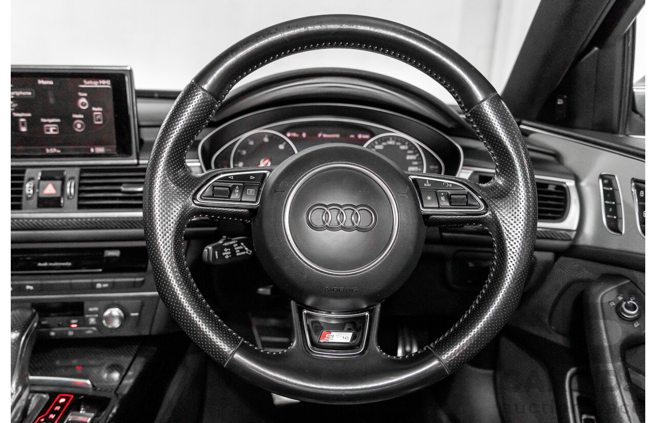 08/2017 Audi A6 2.0 TFSI S-Tronic Quattro (AWD) 4GC MY18 4d Sedan Daytona Grey Pearl Turbo 2.0L