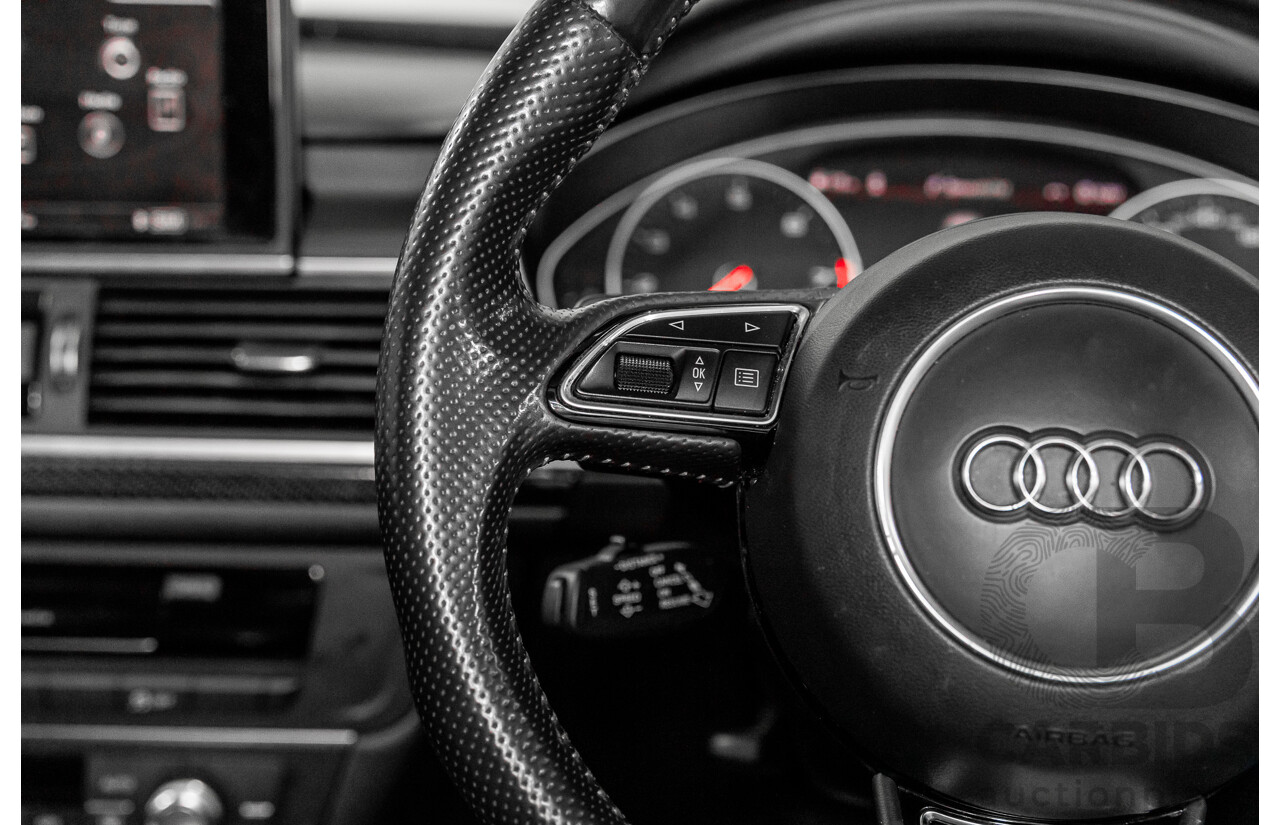 08/2017 Audi A6 2.0 TFSI S-Tronic Quattro (AWD) 4GC MY18 4d Sedan Daytona Grey Pearl Turbo 2.0L