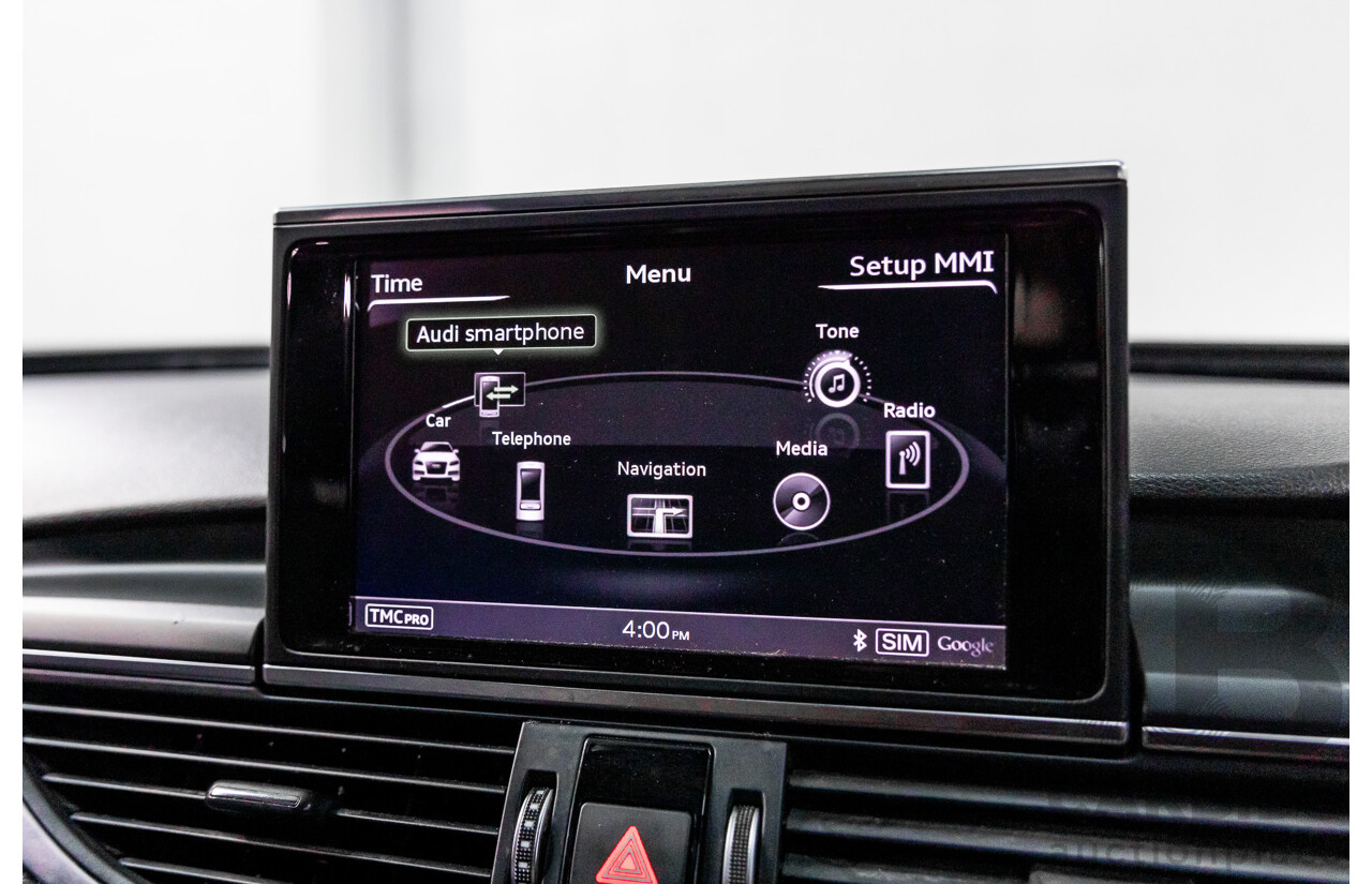 08/2017 Audi A6 2.0 TFSI S-Tronic Quattro (AWD) 4GC MY18 4d Sedan Daytona Grey Pearl Turbo 2.0L