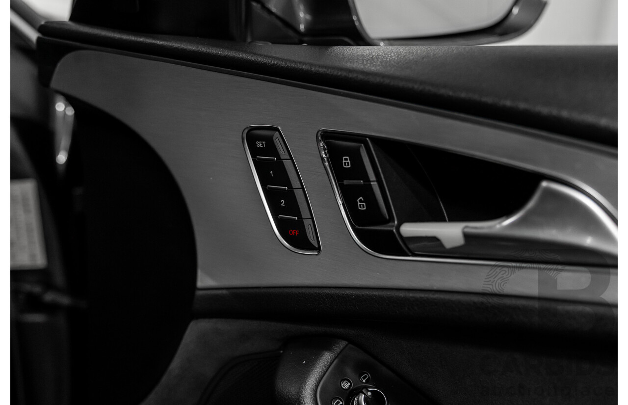 08/2017 Audi A6 2.0 TFSI S-Tronic Quattro (AWD) 4GC MY18 4d Sedan Daytona Grey Pearl Turbo 2.0L