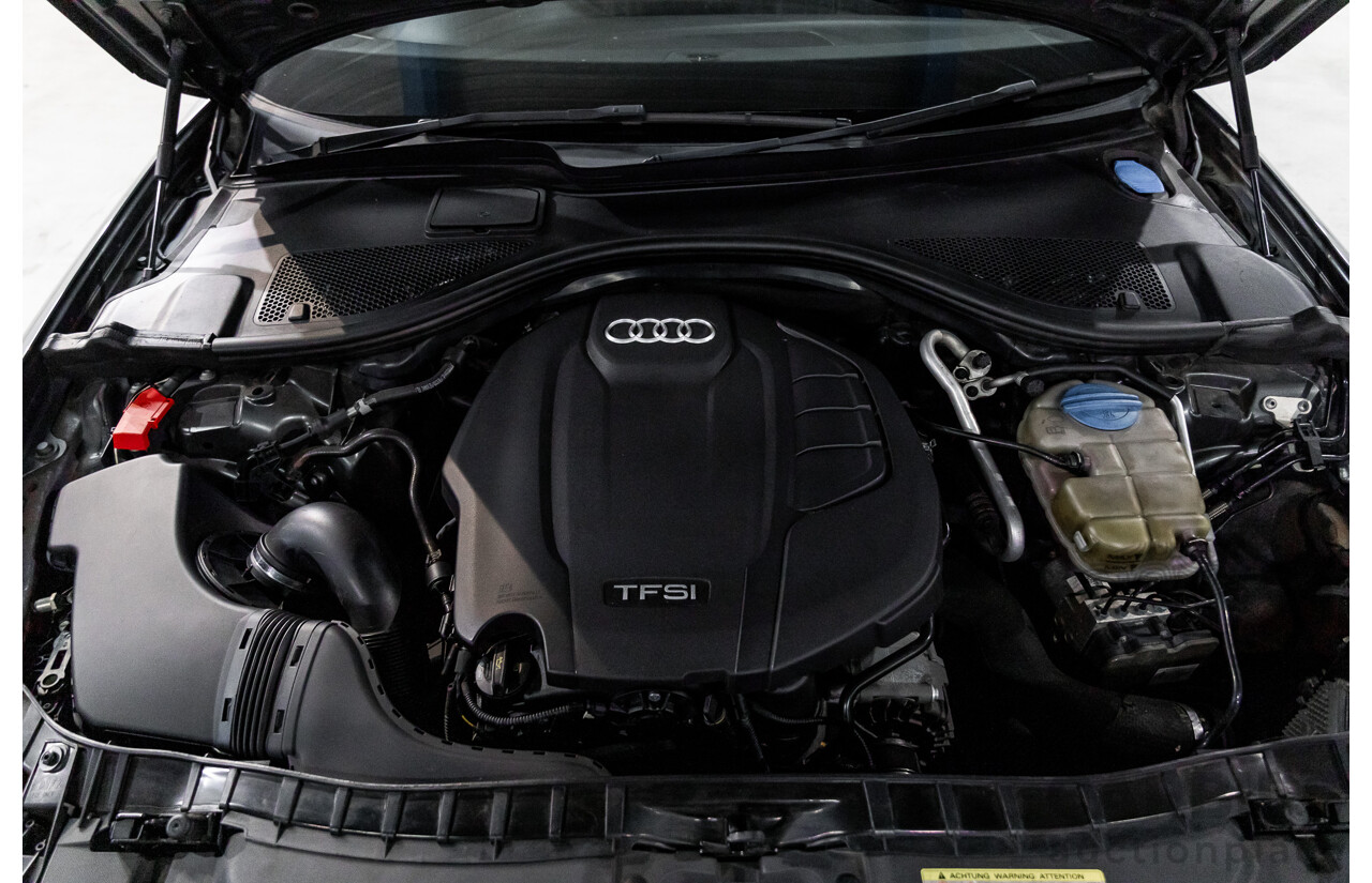 08/2017 Audi A6 2.0 TFSI S-Tronic Quattro (AWD) 4GC MY18 4d Sedan Daytona Grey Pearl Turbo 2.0L