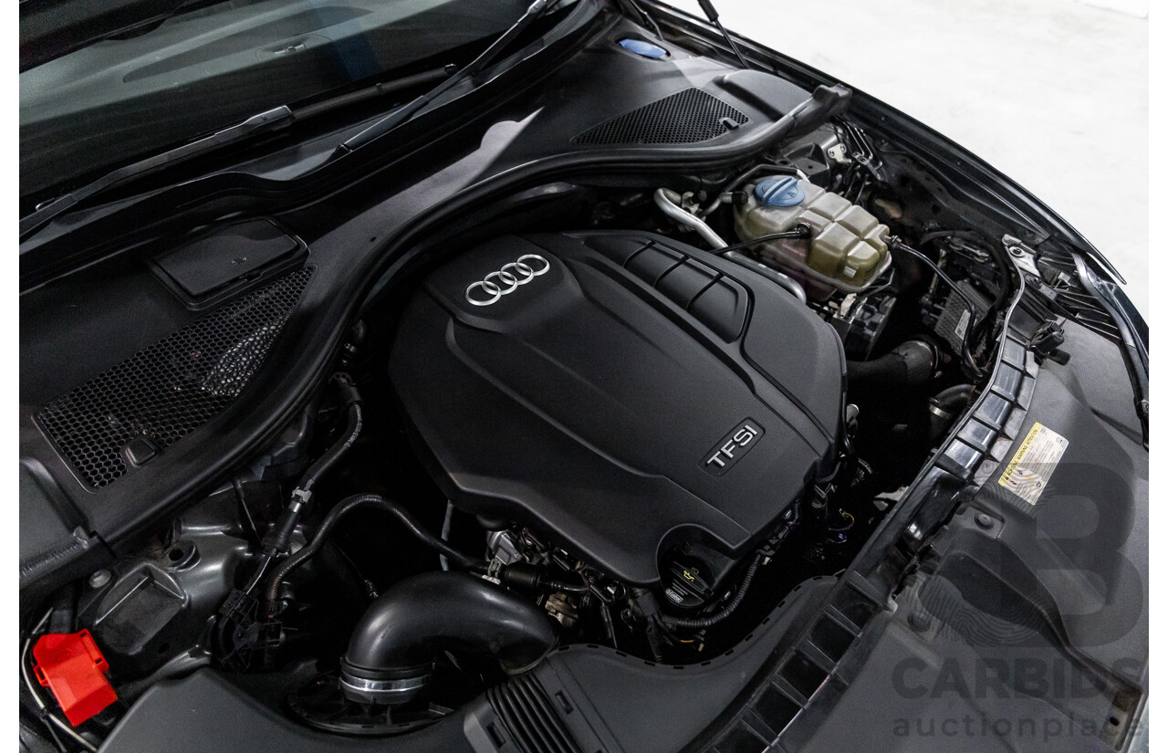 08/2017 Audi A6 2.0 TFSI S-Tronic Quattro (AWD) 4GC MY18 4d Sedan Daytona Grey Pearl Turbo 2.0L