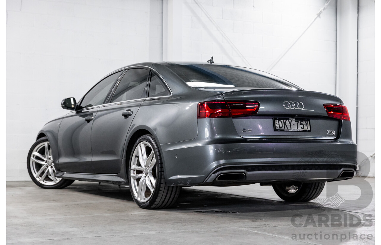 08/2017 Audi A6 2.0 TFSI S-Tronic Quattro (AWD) 4GC MY18 4d Sedan Daytona Grey Pearl Turbo 2.0L