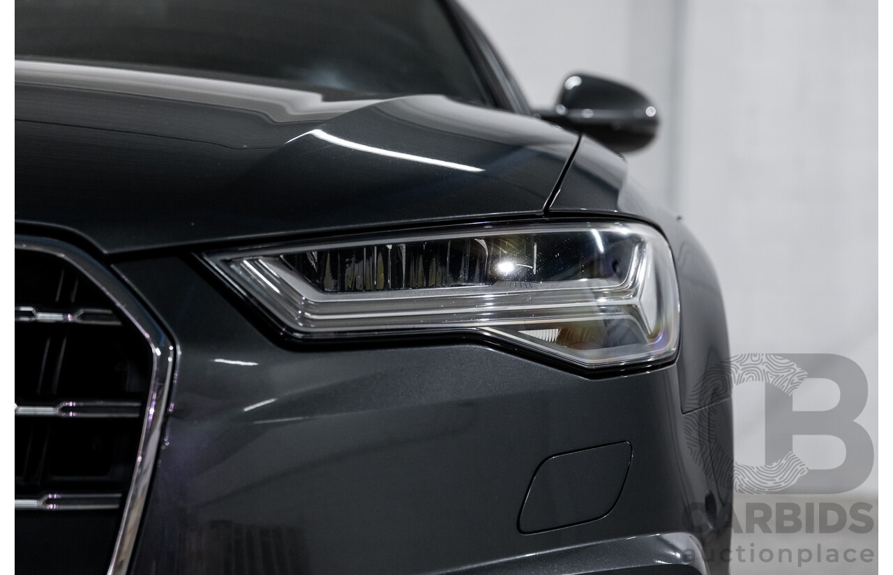 08/2017 Audi A6 2.0 TFSI S-Tronic Quattro (AWD) 4GC MY18 4d Sedan Daytona Grey Pearl Turbo 2.0L