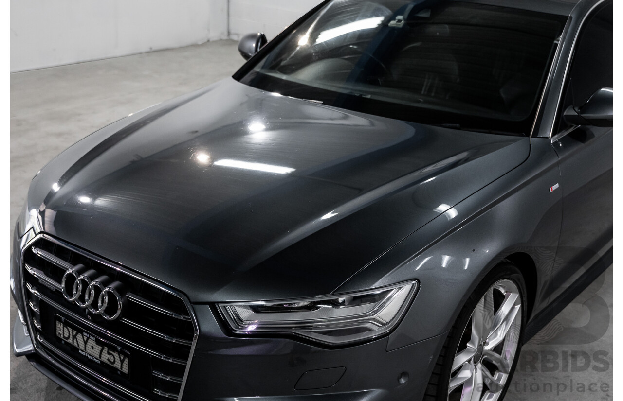 08/2017 Audi A6 2.0 TFSI S-Tronic Quattro (AWD) 4GC MY18 4d Sedan Daytona Grey Pearl Turbo 2.0L
