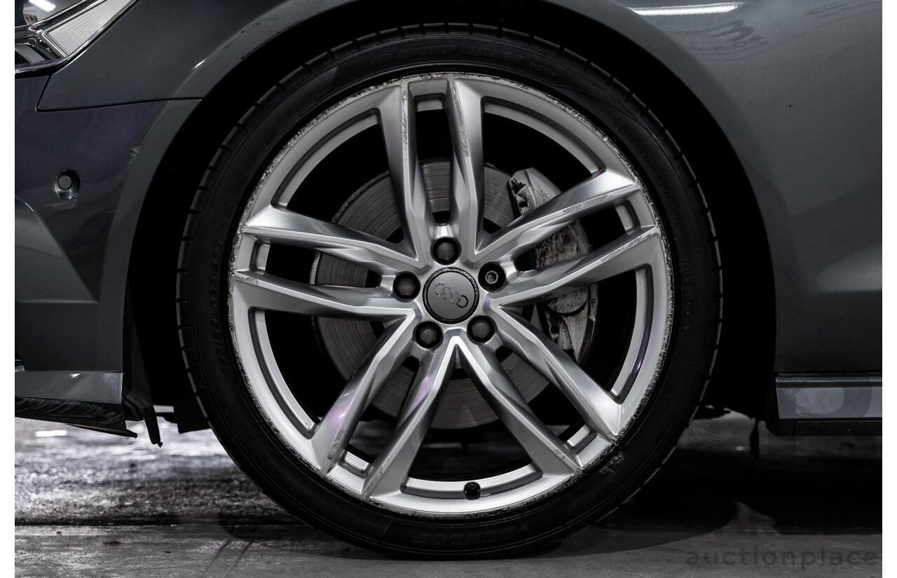 08/2017 Audi A6 2.0 TFSI S-Tronic Quattro (AWD) 4GC MY18 4d Sedan Daytona Grey Pearl Turbo 2.0L