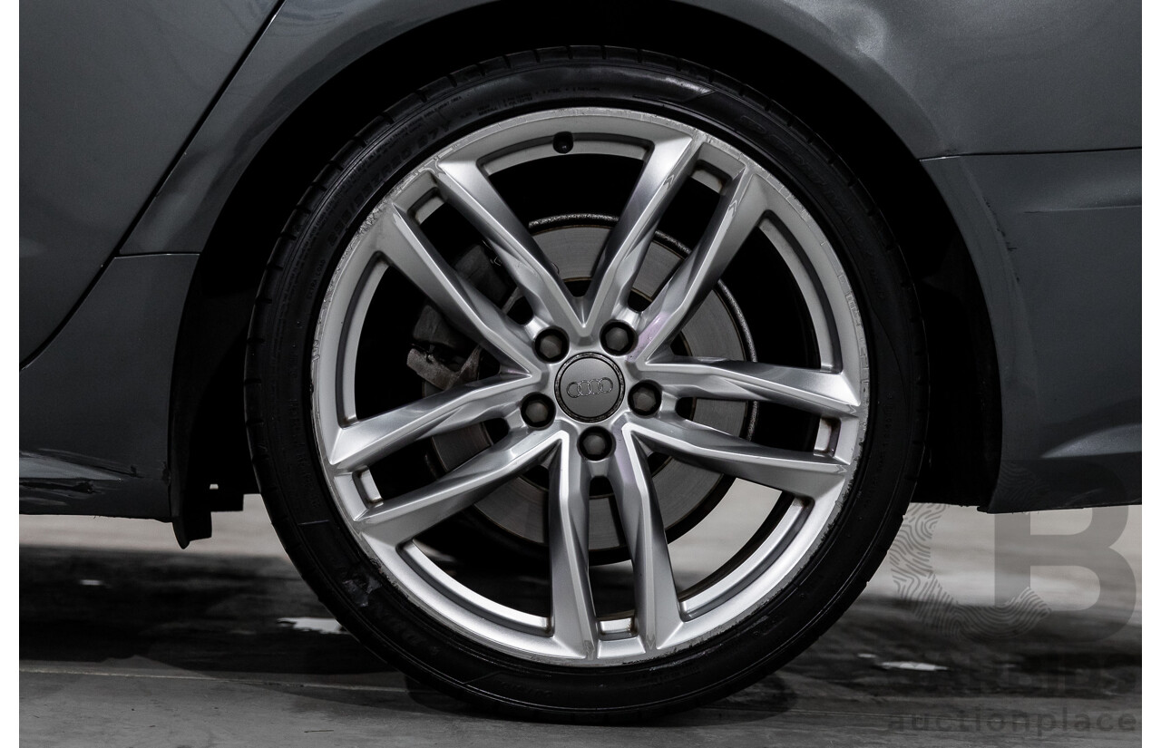 08/2017 Audi A6 2.0 TFSI S-Tronic Quattro (AWD) 4GC MY18 4d Sedan Daytona Grey Pearl Turbo 2.0L