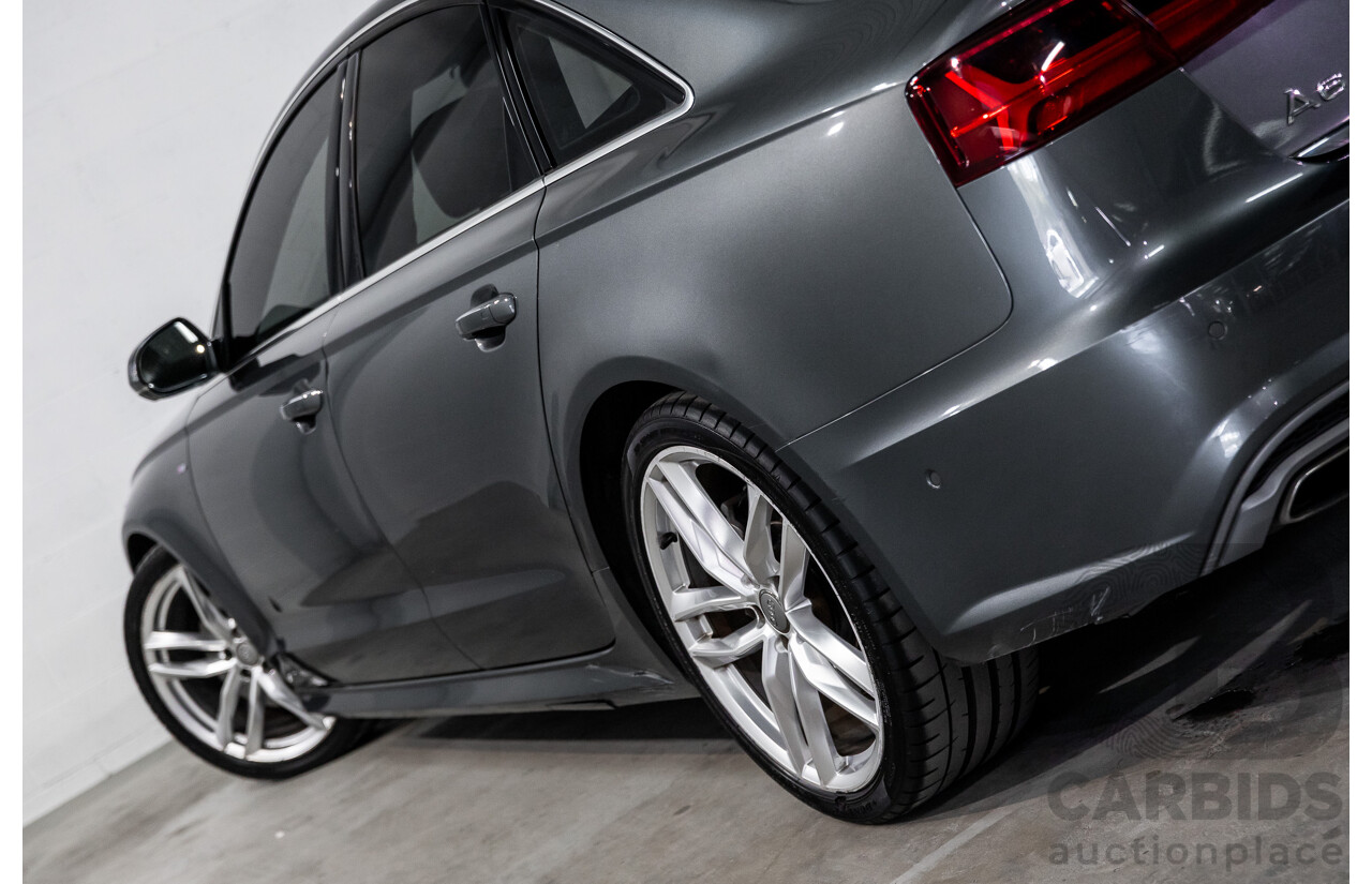 08/2017 Audi A6 2.0 TFSI S-Tronic Quattro (AWD) 4GC MY18 4d Sedan Daytona Grey Pearl Turbo 2.0L
