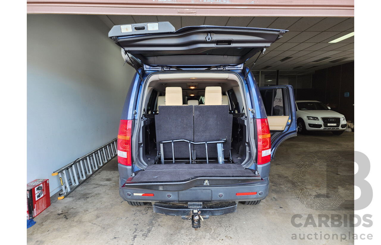 8/2006 Land Rover Discovery 3 HSE 4d Wagon Blue 2.7L