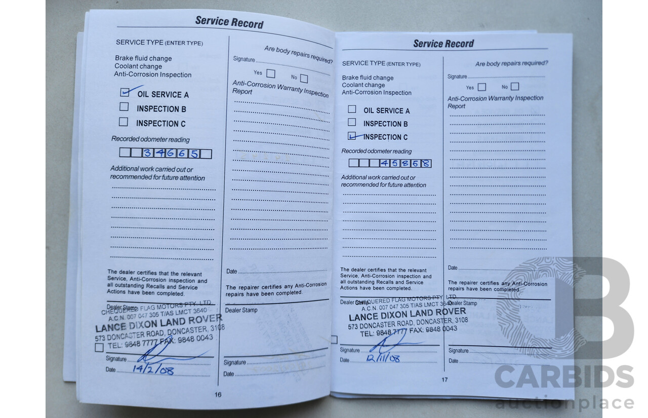 8/2006 Land Rover Discovery 3 HSE  4d Wagon Blue 2.7L