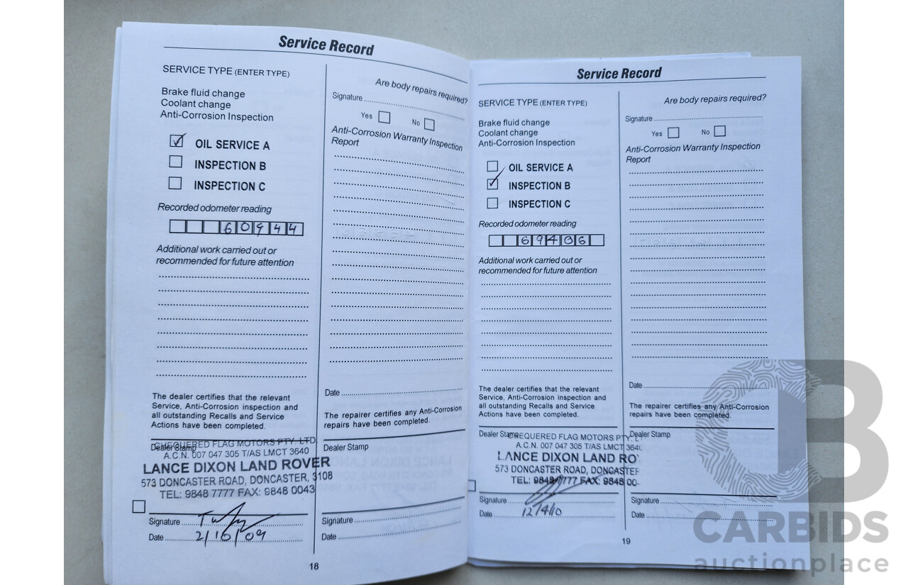 8/2006 Land Rover Discovery 3 HSE  4d Wagon Blue 2.7L