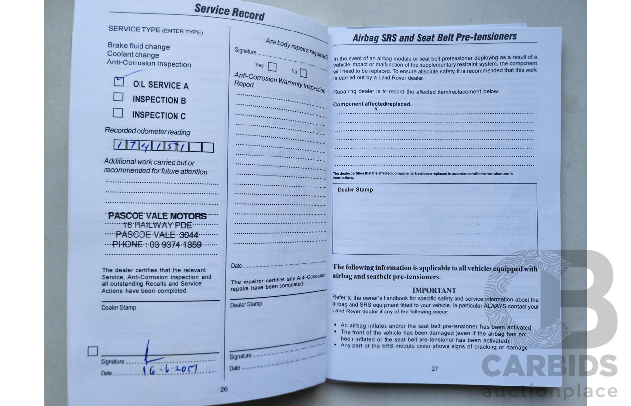 8/2006 Land Rover Discovery 3 HSE  4d Wagon Blue 2.7L