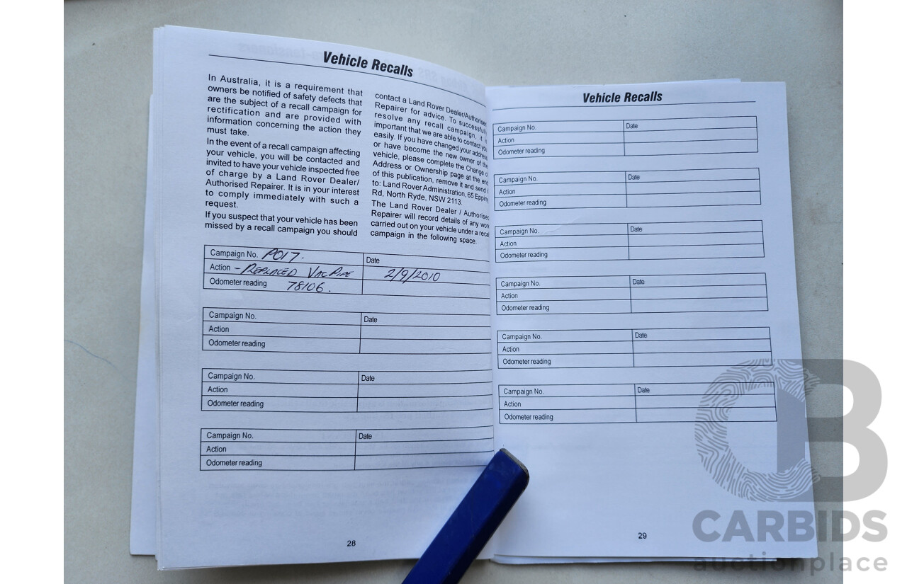 8/2006 Land Rover Discovery 3 HSE  4d Wagon Blue 2.7L