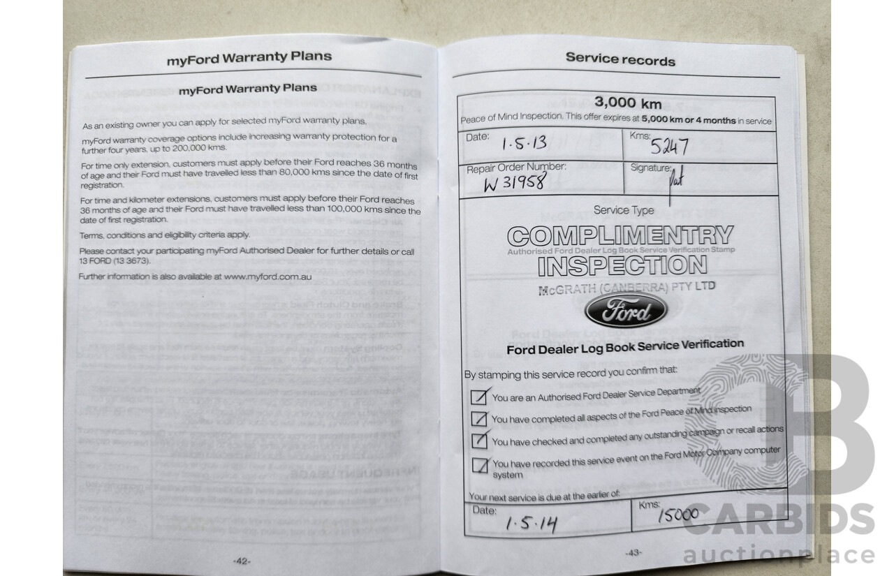 4/2012 Ford Fiesta LX WT 5d Hatchback Silver 1.6L