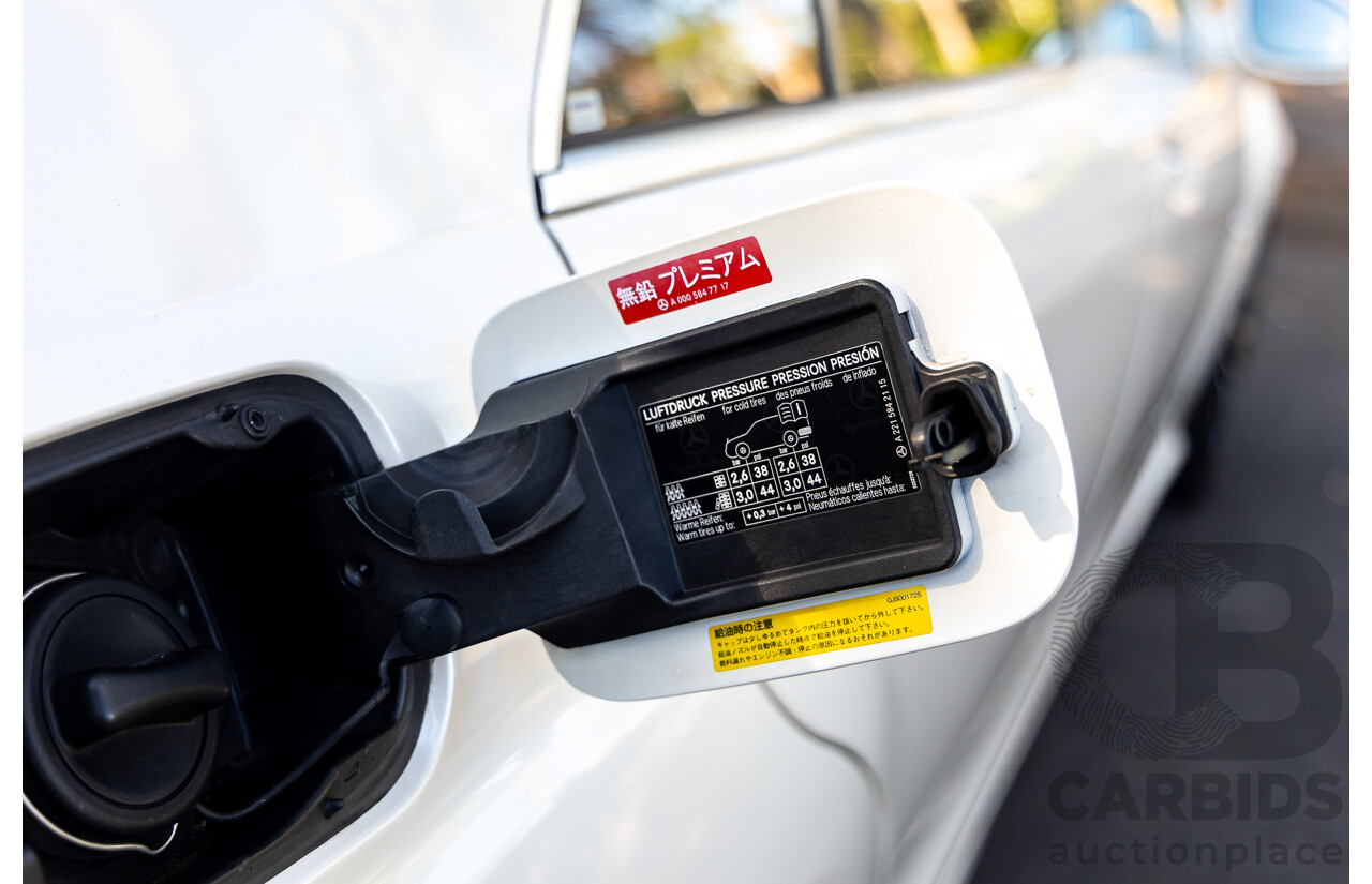 6/2008 Mercedes-Benz S63L AMG 221 07 Upgrade 4d Sedan Designo Mystic White II V8 6.2L - IMPORT