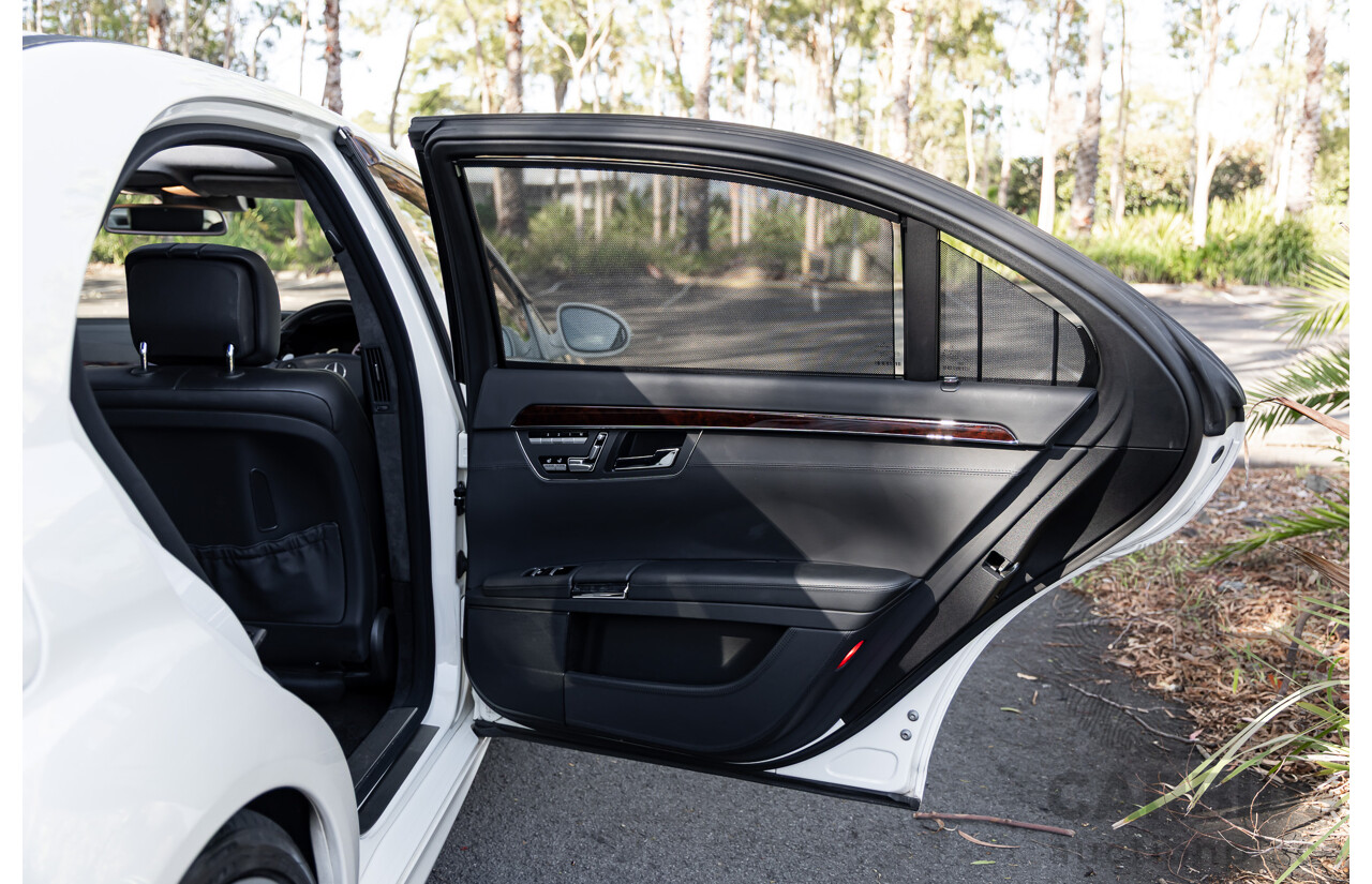 6/2008 Mercedes-Benz S63L AMG 221 07 Upgrade 4d Sedan Designo Mystic White II V8 6.2L - IMPORT