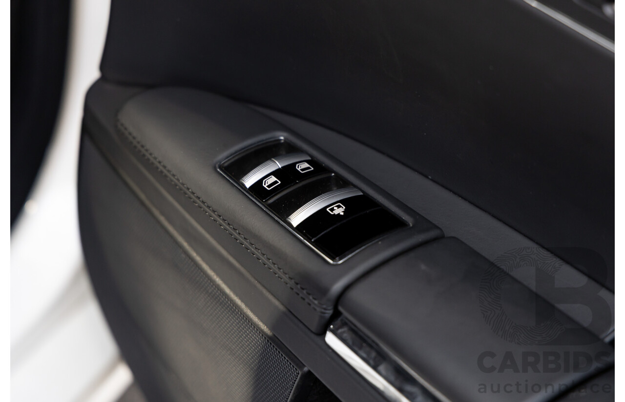 6/2008 Mercedes-Benz S63L AMG 221 07 Upgrade 4d Sedan Designo Mystic White II V8 6.2L - IMPORT