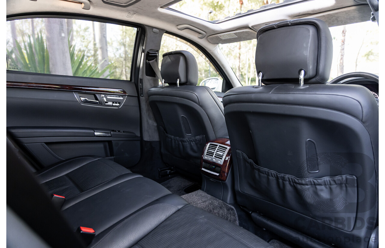 6/2008 Mercedes-Benz S63L AMG 221 07 Upgrade 4d Sedan Designo Mystic White II V8 6.2L - IMPORT