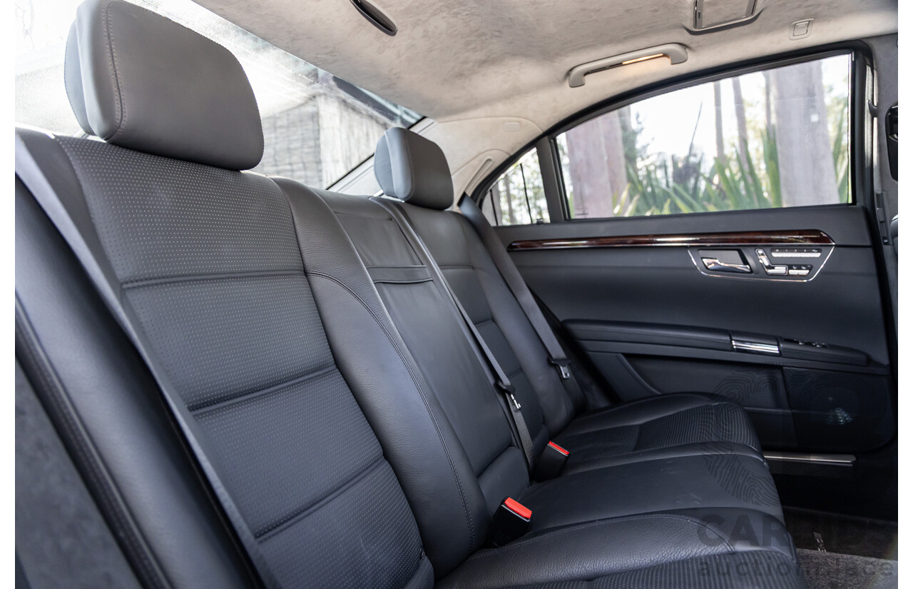 6/2008 Mercedes-Benz S63L AMG 221 07 Upgrade 4d Sedan Designo Mystic White II V8 6.2L - IMPORT