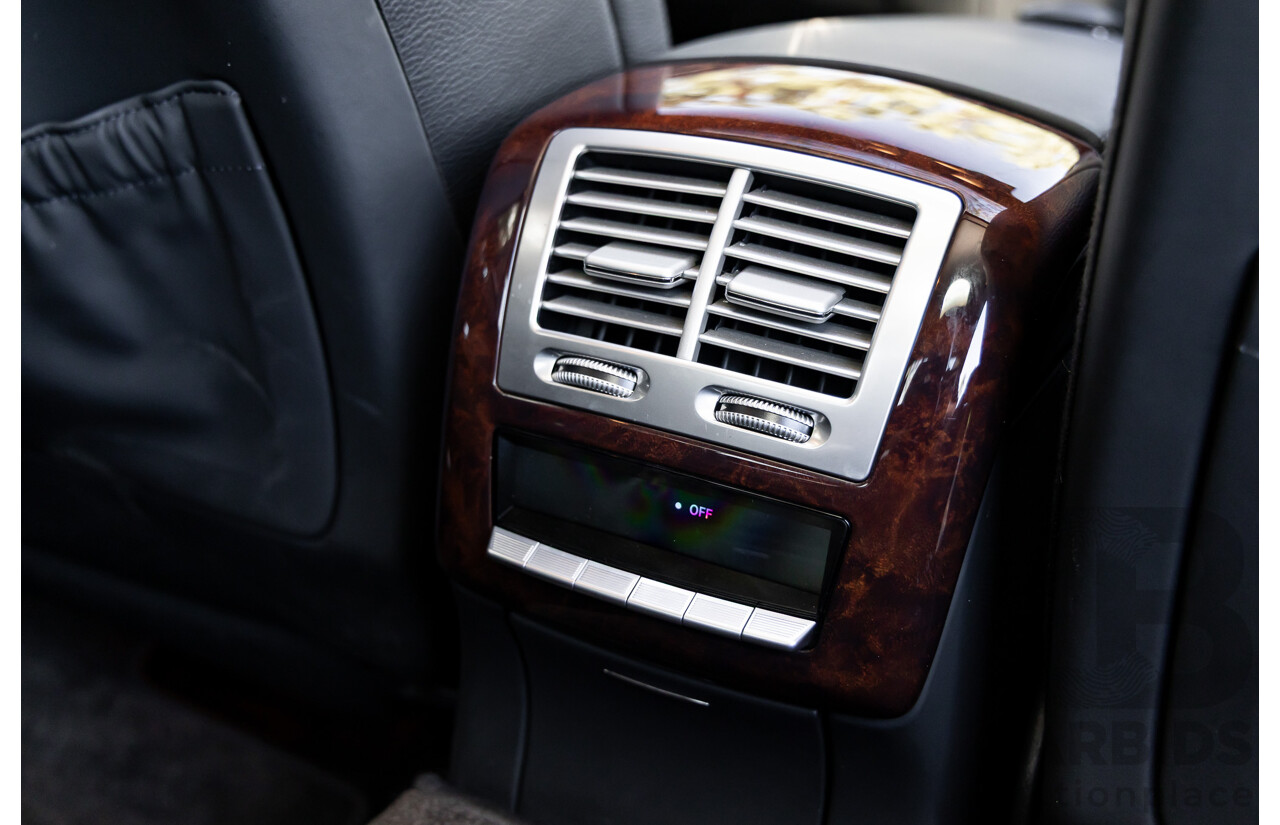 6/2008 Mercedes-Benz S63L AMG 221 07 Upgrade 4d Sedan Designo Mystic White II V8 6.2L - IMPORT