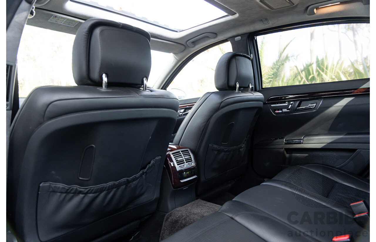 6/2008 Mercedes-Benz S63L AMG 221 07 Upgrade 4d Sedan Designo Mystic White II V8 6.2L - IMPORT