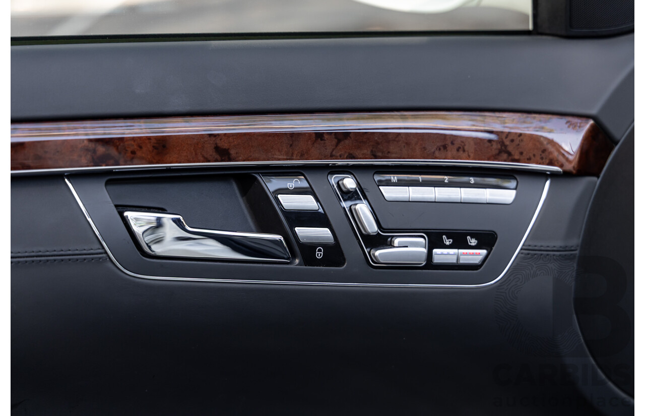 6/2008 Mercedes-Benz S63L AMG 221 07 Upgrade 4d Sedan Designo Mystic White II V8 6.2L - IMPORT