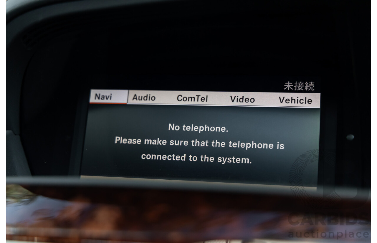 6/2008 Mercedes-Benz S63L AMG 221 07 Upgrade 4d Sedan Designo Mystic White II V8 6.2L - IMPORT