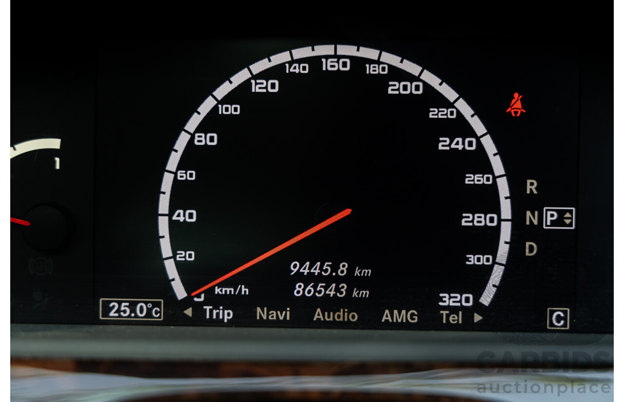 6/2008 Mercedes-Benz S63L AMG 221 07 Upgrade 4d Sedan Designo Mystic White II V8 6.2L - IMPORT