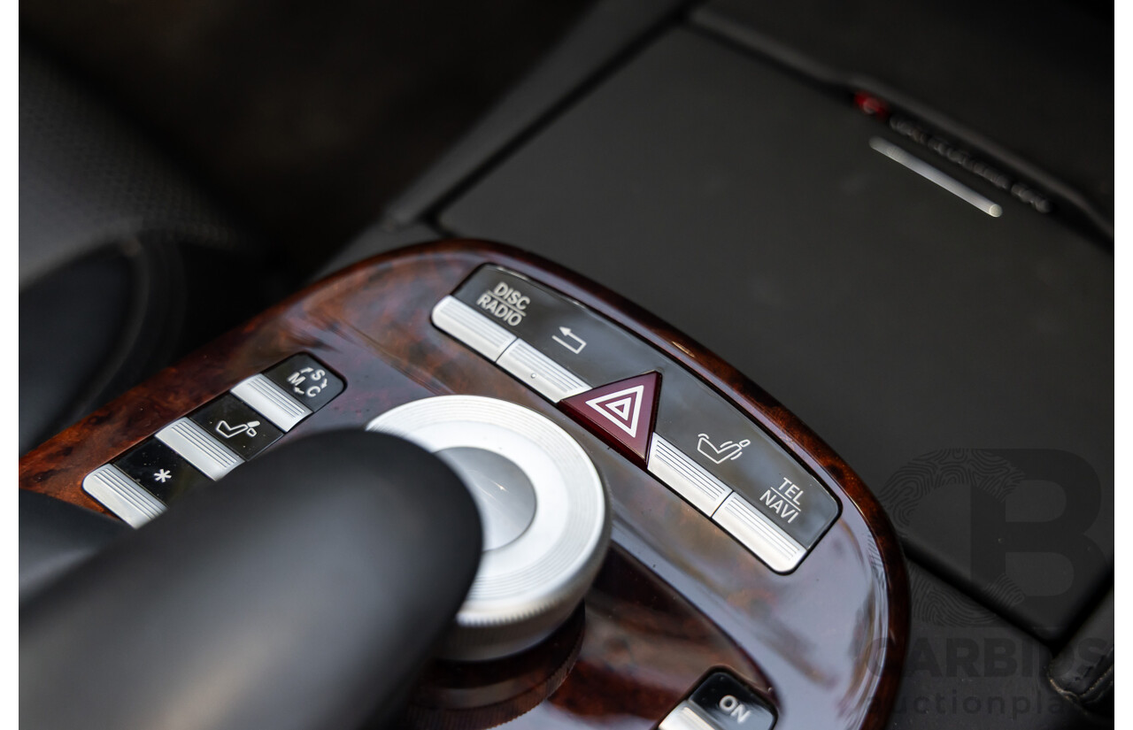 6/2008 Mercedes-Benz S63L AMG 221 07 Upgrade 4d Sedan Designo Mystic White II V8 6.2L - IMPORT