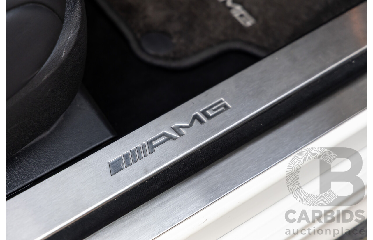 6/2008 Mercedes-Benz S63L AMG 221 07 Upgrade 4d Sedan Designo Mystic White II V8 6.2L - IMPORT