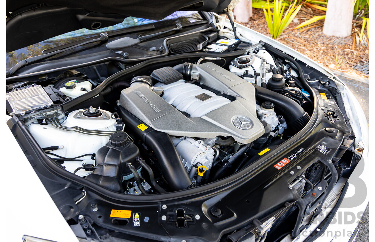 6/2008 Mercedes-Benz S63L AMG 221 07 Upgrade 4d Sedan Designo Mystic White II V8 6.2L - IMPORT