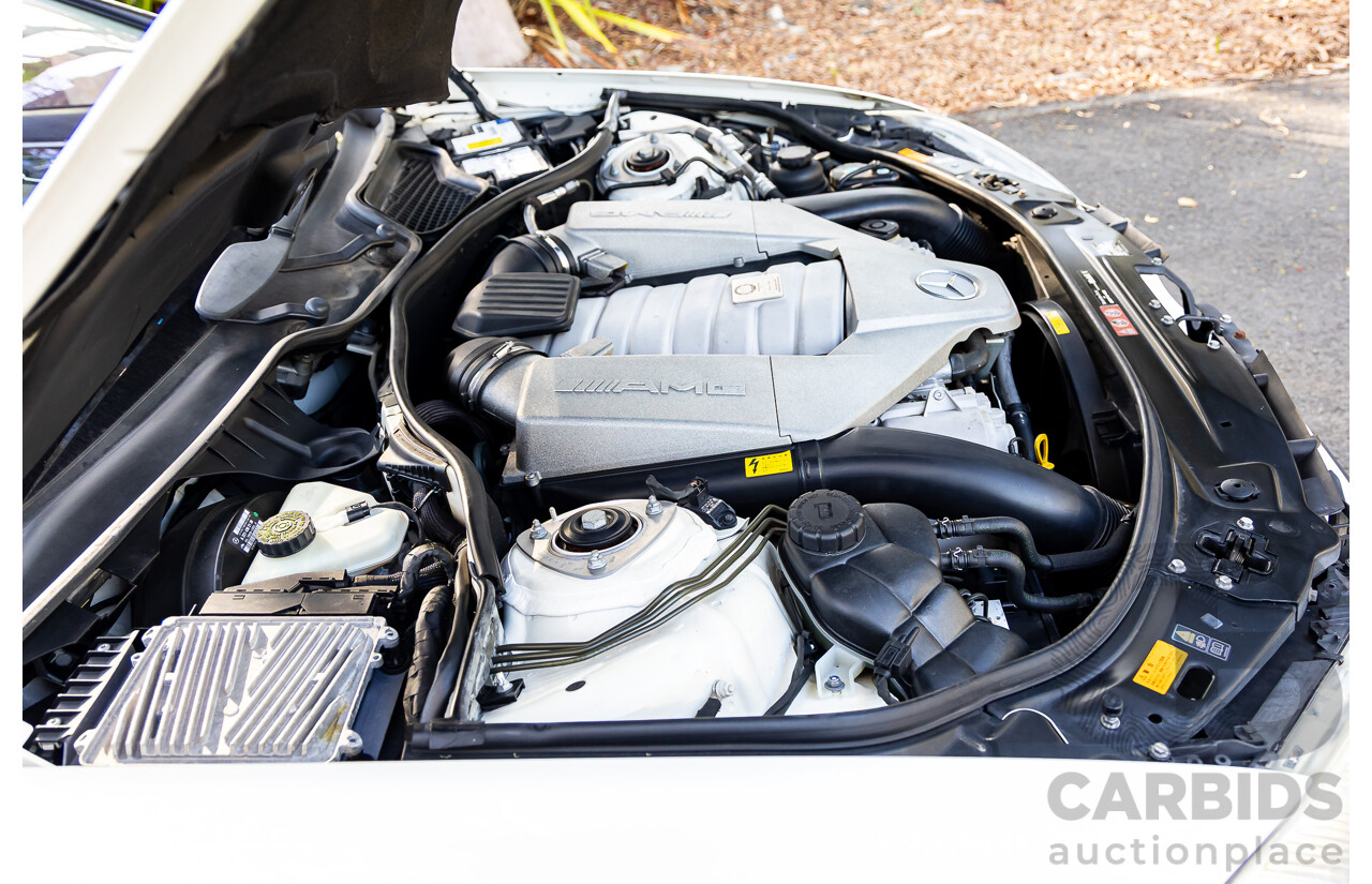 6/2008 Mercedes-Benz S63L AMG 221 07 Upgrade 4d Sedan Designo Mystic White II V8 6.2L - IMPORT