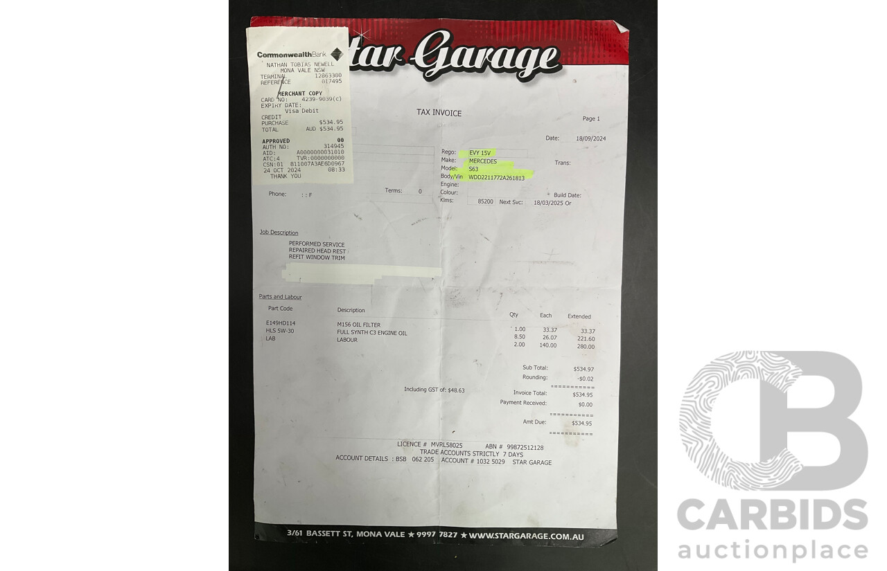 6/2008 Mercedes-Benz S63L AMG 221 07 Upgrade 4d Sedan Designo Mystic White II V8 6.2L - IMPORT