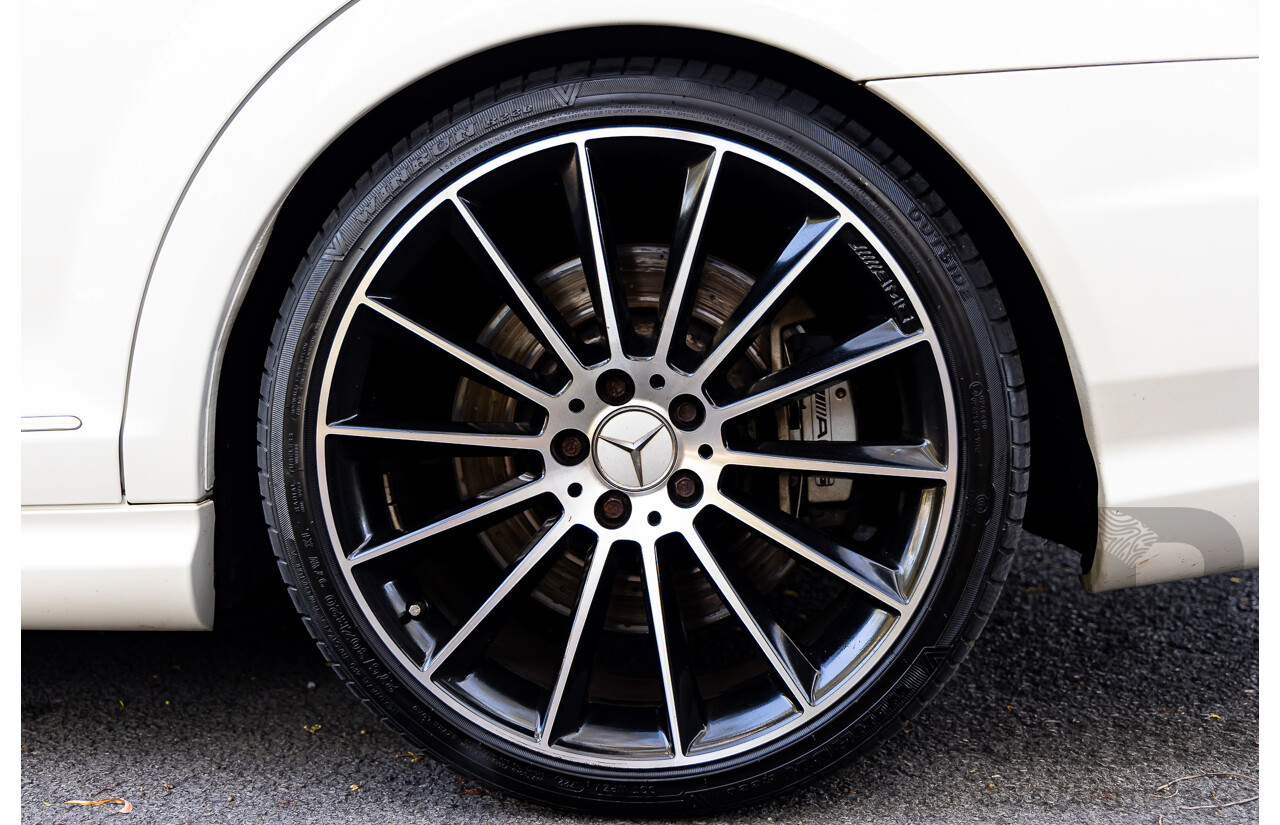 6/2008 Mercedes-Benz S63L AMG 221 07 Upgrade 4d Sedan Designo Mystic White II V8 6.2L - IMPORT