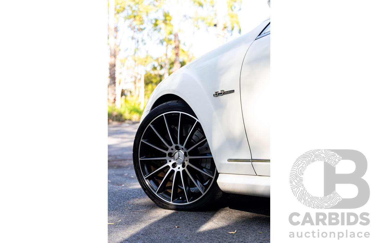 6/2008 Mercedes-Benz S63L AMG 221 07 Upgrade 4d Sedan Designo Mystic White II V8 6.2L - IMPORT